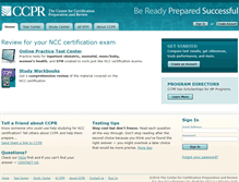 Tablet Screenshot of ccprwebsite.org